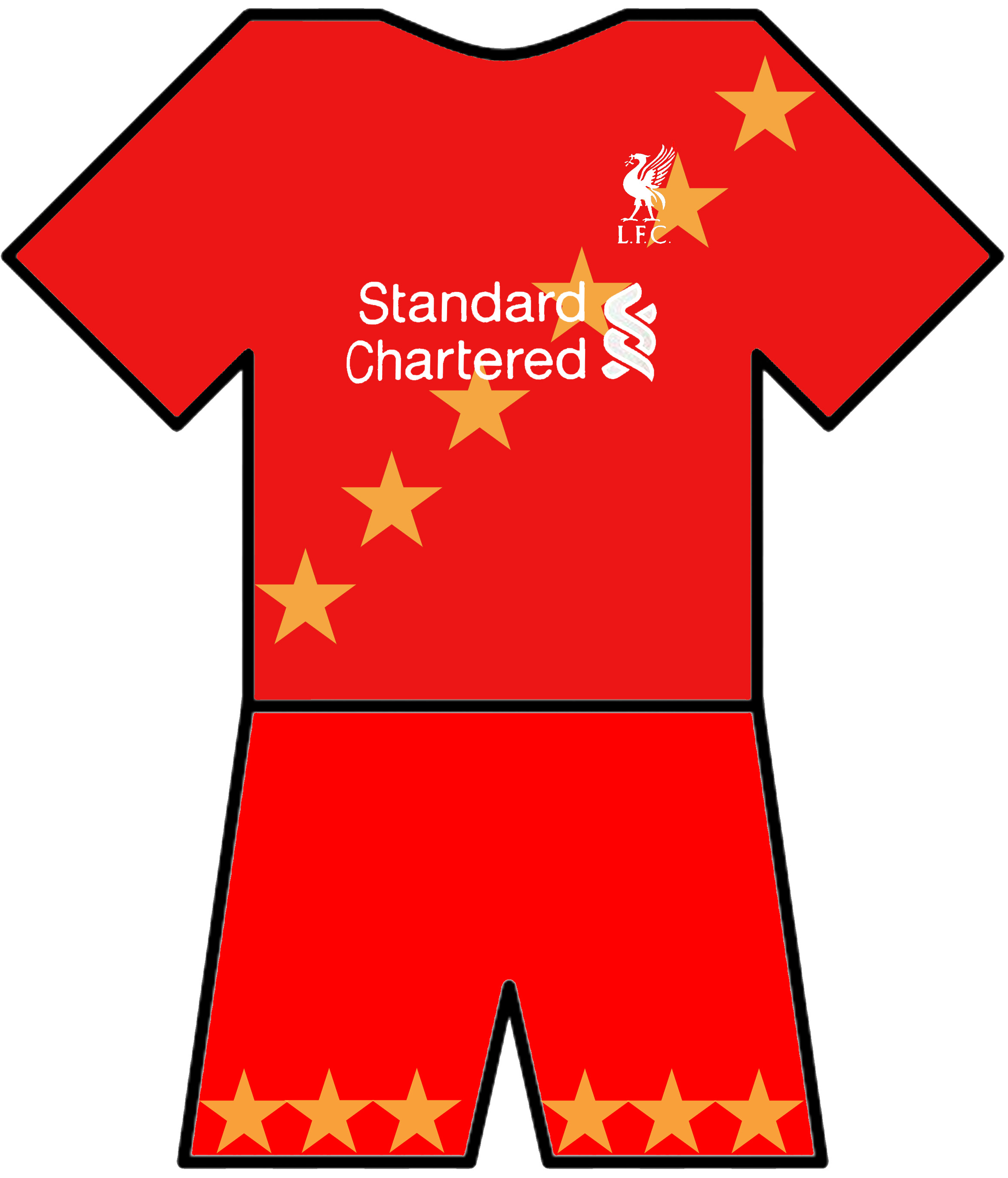 Liverpool 6 Stars Home Kit
